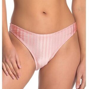THE BIKINI LAB Luster Ribbed Bikini Bottom NWOT